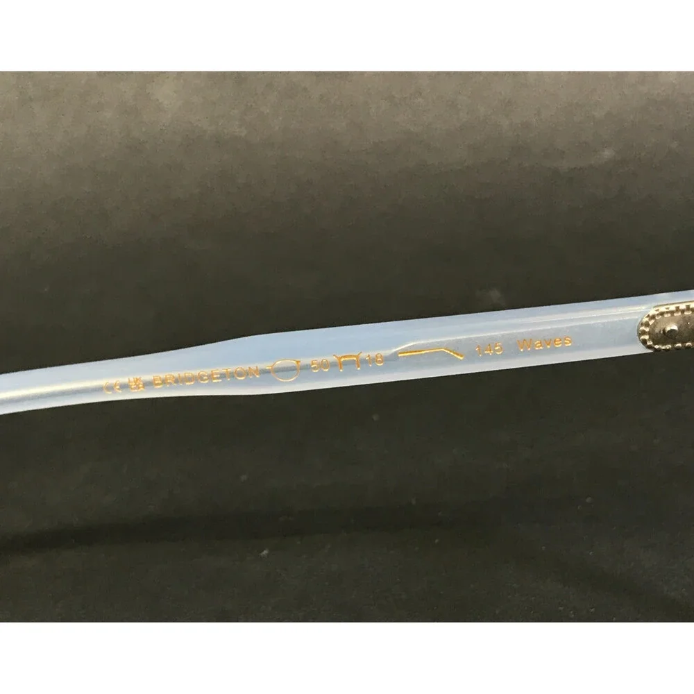 Erkers Eyeglasses Frames BRIDGETON Waves Blue Fade Cat Eye Full Rim 50-18-145